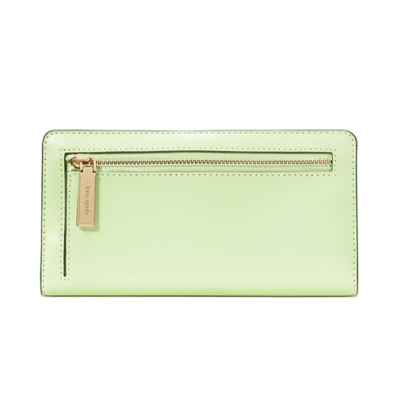 New Kate Spade Madison Large Slim Bifold Matcha Latte - Picture 3 of 3